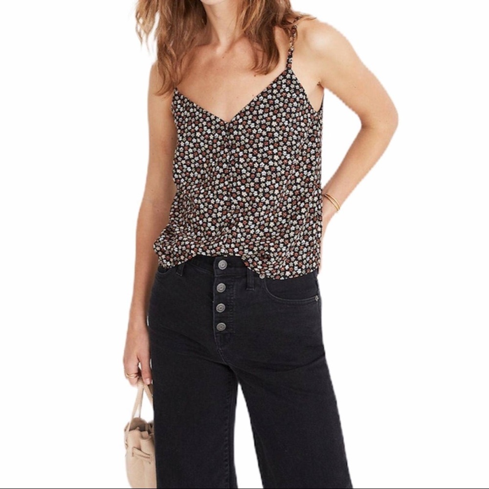 Madewell Floral Button Down Cami